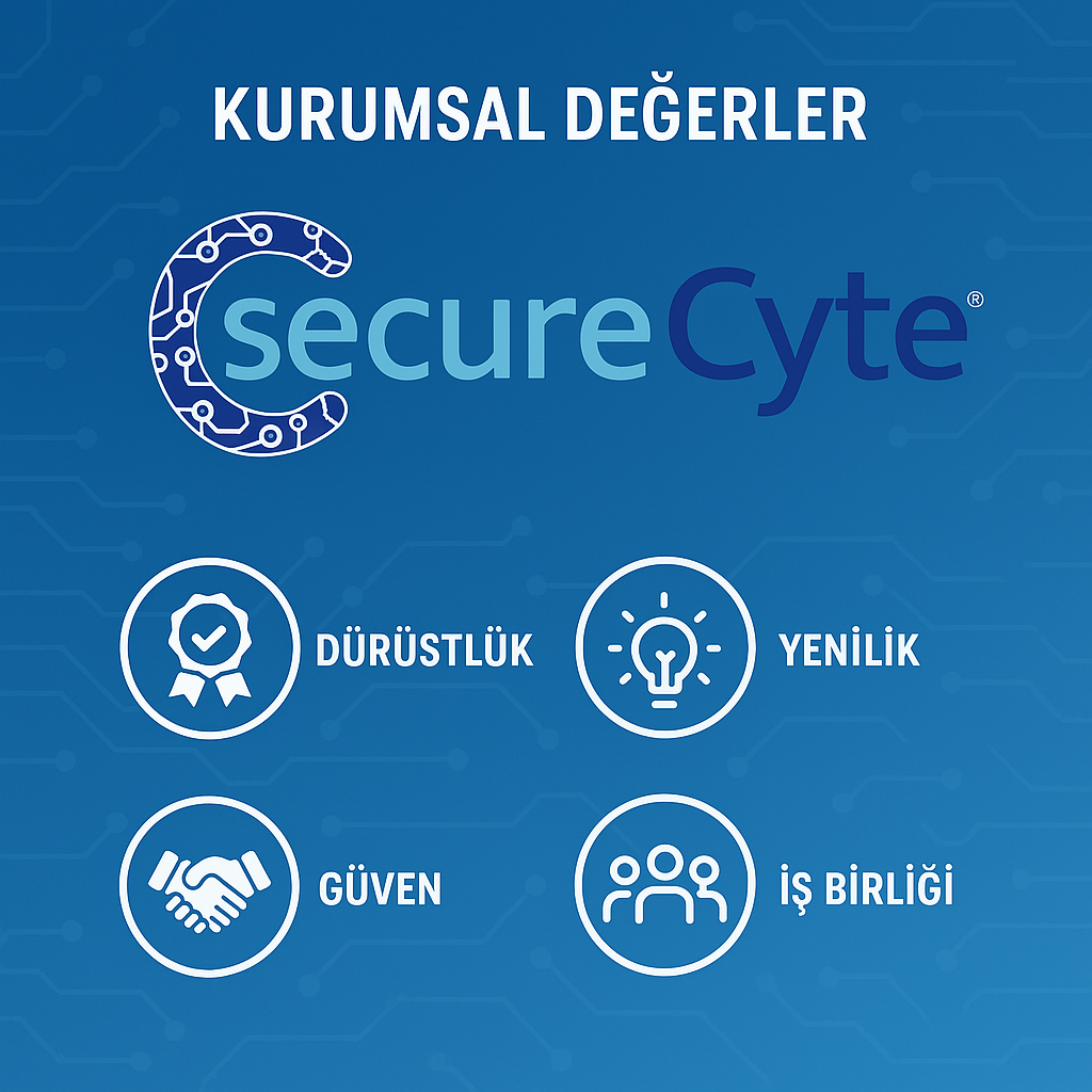 Kurumsal Değerlerimiz;